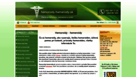 What Hemoroidy-hemeroidy.sk website looked like in 2020 (4 years ago)