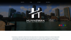 What Hunnemanre.com website looked like in 2020 (4 years ago)