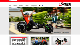 What Hasebikes.com website looked like in 2020 (4 years ago)