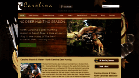 What Huntcarolina.com website looked like in 2020 (4 years ago)