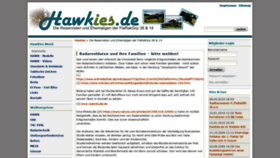 What Hawkies.de website looked like in 2020 (5 years ago)