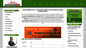 What Hartanahhot.com website looked like in 2020 (4 years ago)