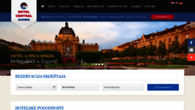 What Hotel-central.hr website looked like in 2020 (4 years ago)