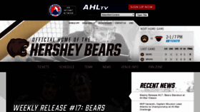 What Hersheybears.com website looked like in 2020 (4 years ago)