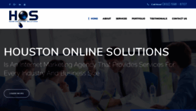 What Houstononlinesolutions.com website looked like in 2020 (4 years ago)