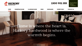 What Hickoryfloors.com.au website looked like in 2020 (4 years ago)
