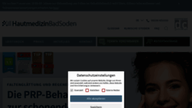 What Hautmedizin-badsoden.de website looked like in 2020 (4 years ago)