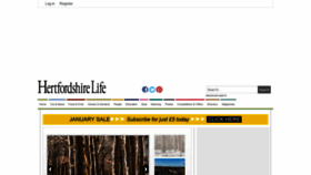 What Hertfordshirelife.co.uk website looked like in 2020 (4 years ago)
