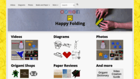 What Happyfolding.com website looked like in 2020 (4 years ago)