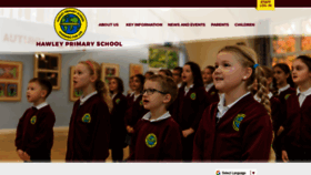 What Hawleyprimary.co.uk website looked like in 2020 (4 years ago)