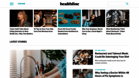 What Healthline.com website looked like in 2020 (4 years ago)