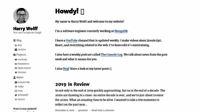 What Hswolff.com website looked like in 2020 (4 years ago)