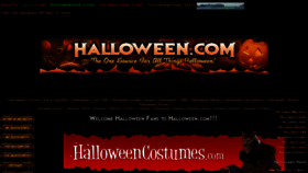 What Halloween.com website looked like in 2020 (4 years ago)