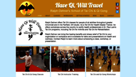 What Haveqiwilltravel.com website looked like in 2020 (4 years ago)