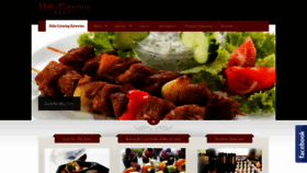 What Halocatering.com website looked like in 2020 (4 years ago)