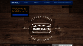 What Hartzlers.com website looked like in 2020 (4 years ago)