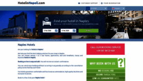 What Hotelinnapoli.com website looked like in 2020 (4 years ago)