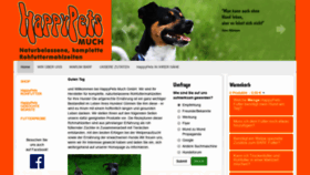 What Happypets-much.de website looked like in 2020 (4 years ago)