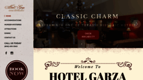 What Hotelgarza.com website looked like in 2020 (4 years ago)