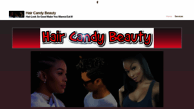 What Haircandybeauty.com website looked like in 2020 (4 years ago)