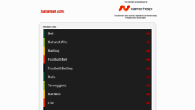 What Harianbet.com website looked like in 2020 (4 years ago)