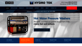 What Hydrotek.us website looked like in 2020 (4 years ago)