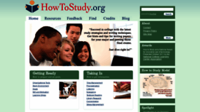 What Howtostudy.org website looked like in 2020 (4 years ago)