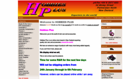 What Hobbiesplus.co.nz website looked like in 2020 (4 years ago)