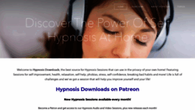 What Hypnosisdownloads.org website looked like in 2020 (4 years ago)