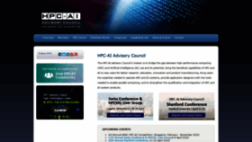 What Hpcadvisorycouncil.com website looked like in 2020 (4 years ago)