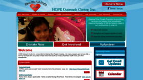 What Hopeoutreachfl.org website looked like in 2020 (4 years ago)