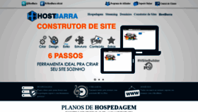 What Hostbarra.com.br website looked like in 2020 (4 years ago)
