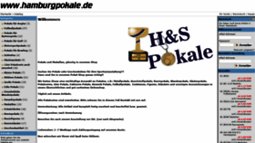 What Hamburgpokale.de website looked like in 2020 (4 years ago)