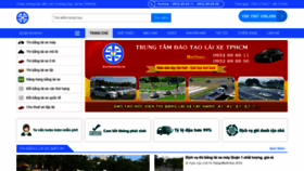 What Hoclaixehcm.vn website looked like in 2020 (4 years ago)