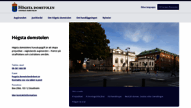 What Hogstadomstolen.se website looked like in 2020 (4 years ago)