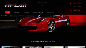 What Hpcar.pt website looked like in 2020 (4 years ago)