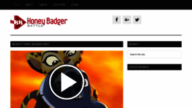 What Honeybadgerbattle.com website looked like in 2020 (4 years ago)
