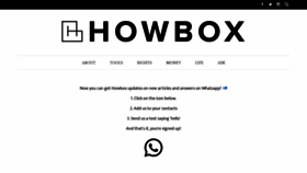What How-box.com website looked like in 2020 (4 years ago)