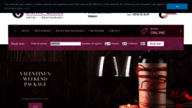 What Hotel-ste-cecile.be website looked like in 2020 (4 years ago)