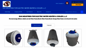What Hotsunwaterheater.com website looked like in 2020 (4 years ago)