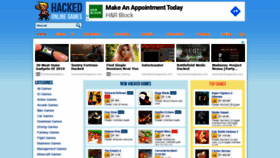 What Hackedonlinegames.com website looked like in 2020 (4 years ago)