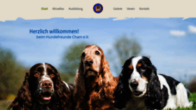What Hundefreunde-cham.de website looked like in 2020 (4 years ago)