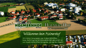 What Holmernhof.de website looked like in 2020 (4 years ago)