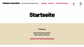 What Heimplatz-deutschland.de website looked like in 2020 (4 years ago)