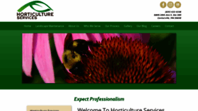 What Horticultureservices.com website looked like in 2020 (4 years ago)