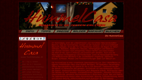 What Hummelcasa.de website looked like in 2020 (4 years ago)