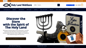 What Holylandwebstore.com website looked like in 2020 (4 years ago)
