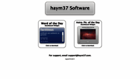 What Haym37.com website looked like in 2020 (4 years ago)