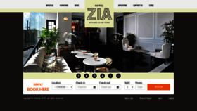 What Hotelszia.com website looked like in 2020 (4 years ago)