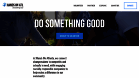 What Handsonatlanta.org website looked like in 2020 (4 years ago)